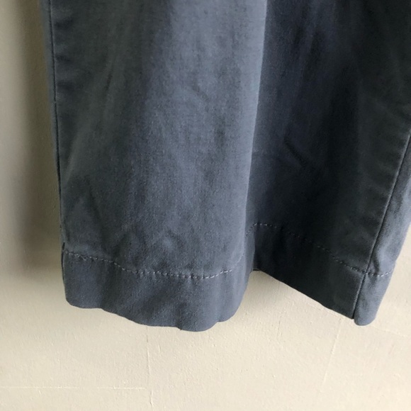 Caslon Retro Khaki Pants Style Wide Leg Mid Rise Casual Pants Gray Size 2 - Picture 6 of 16